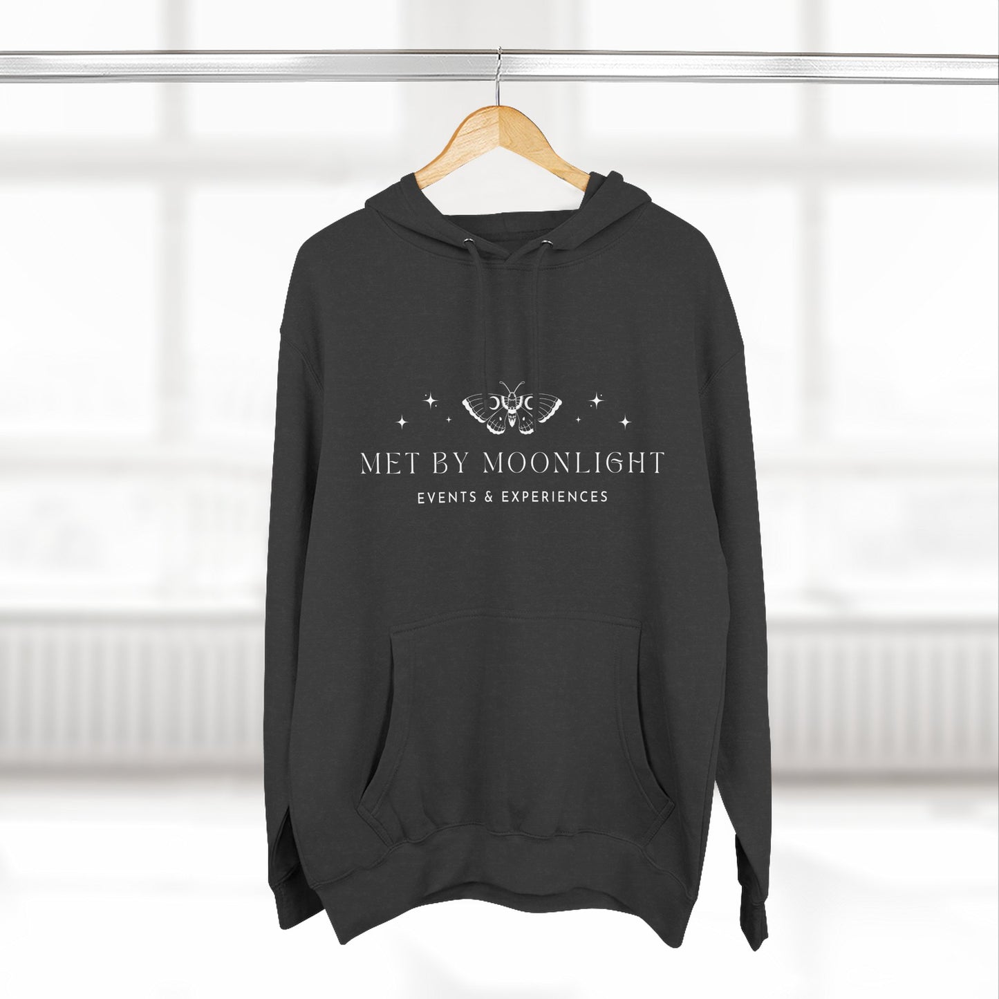 Dark Met by Moonlight Events Fleece Hoodie