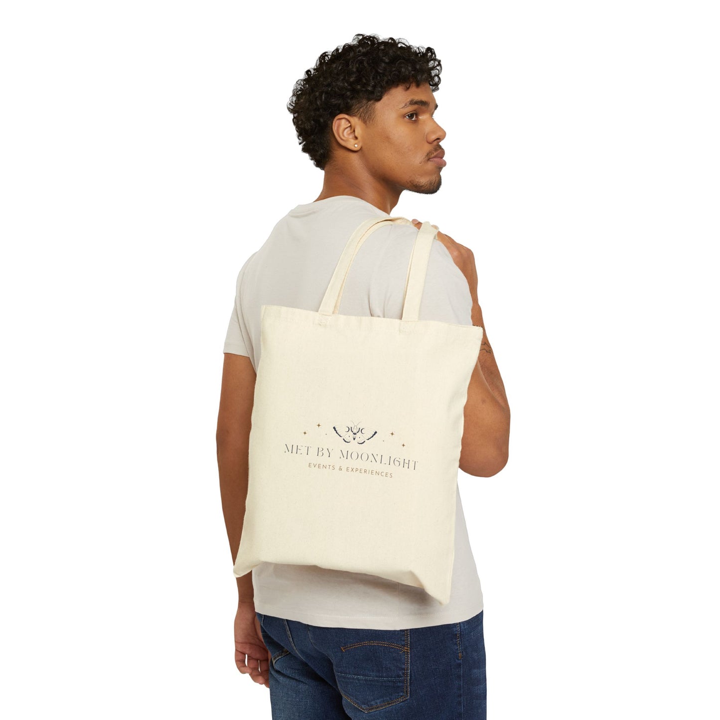 Met by Moonlight Color Logo Canvas Tote