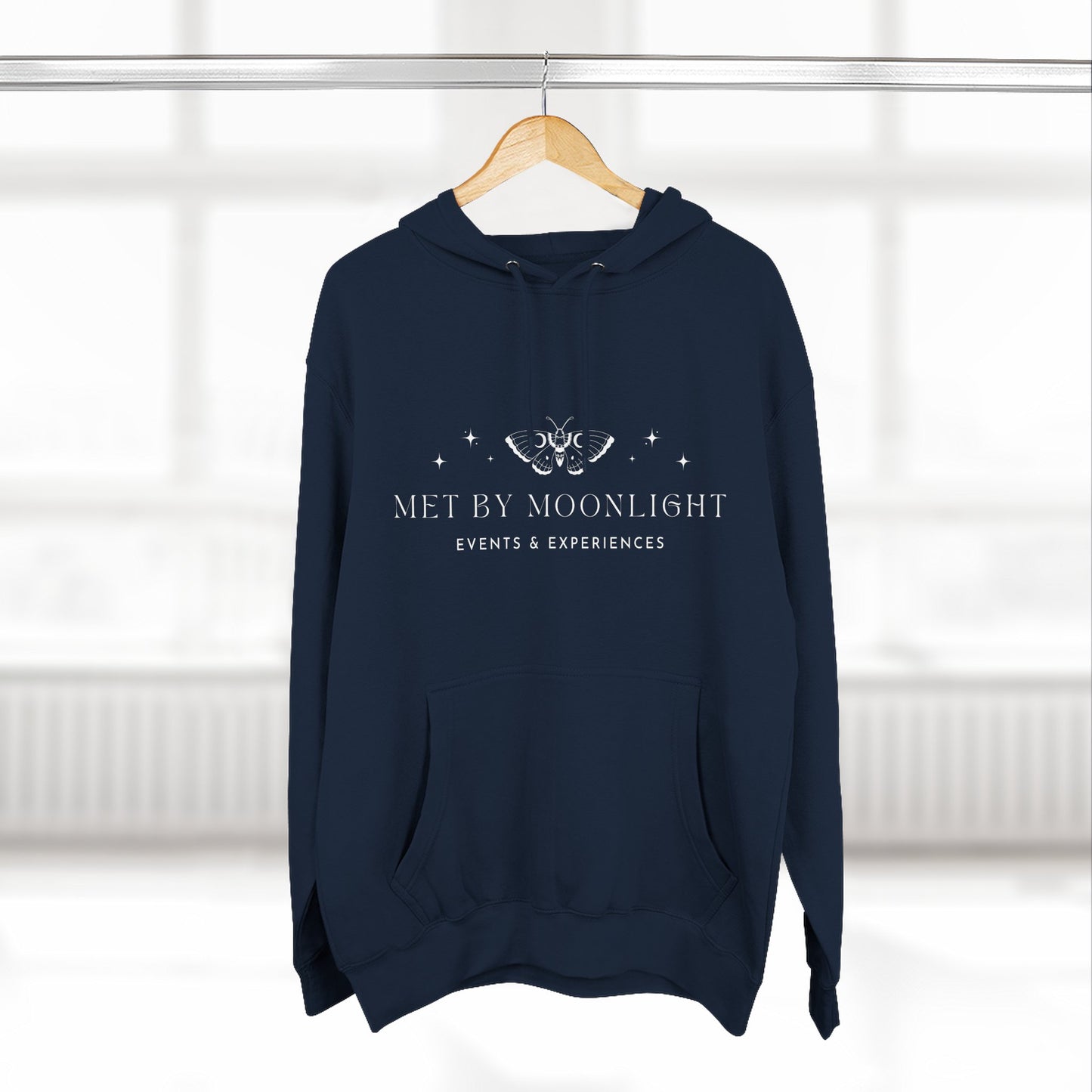 Dark Met by Moonlight Events Fleece Hoodie