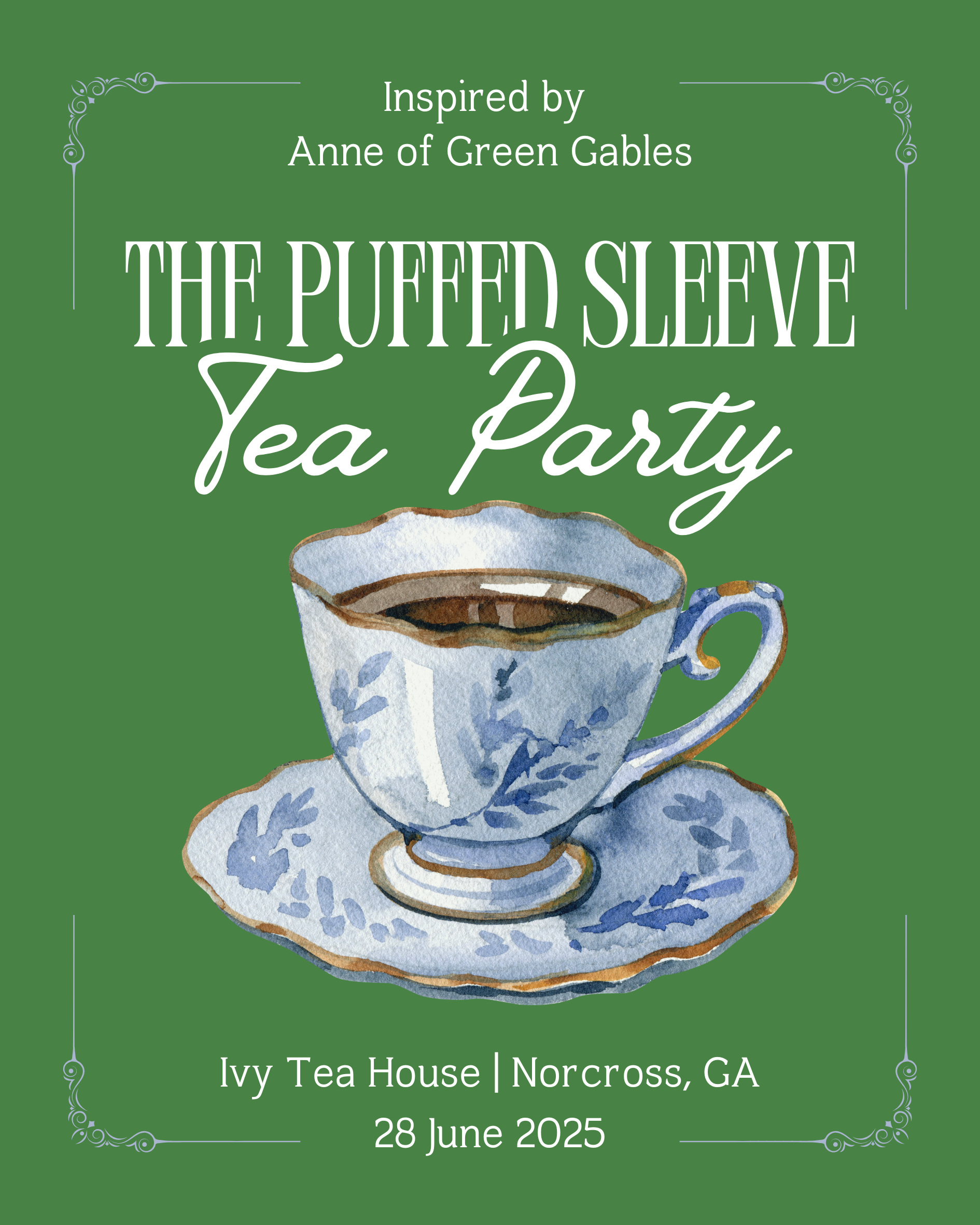 The Puffed Sleeve Tea Party Met by Moonlight The Puffed Sleeve Tea Party Met by Moonlight